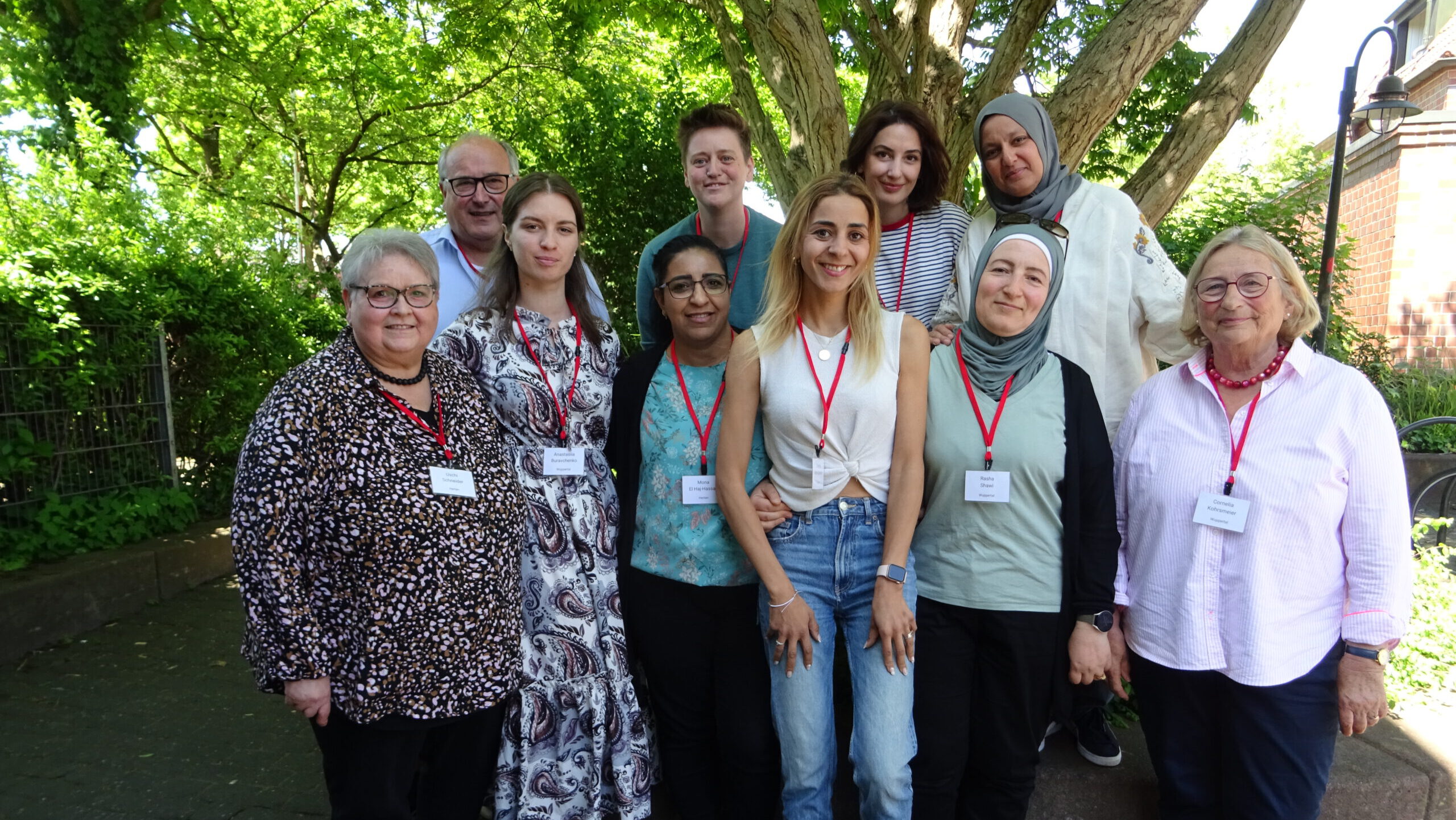 Gruppenfoto Ehrenamt im Quadrat Auftaktworkshop in Herten am 11. Mai 2025