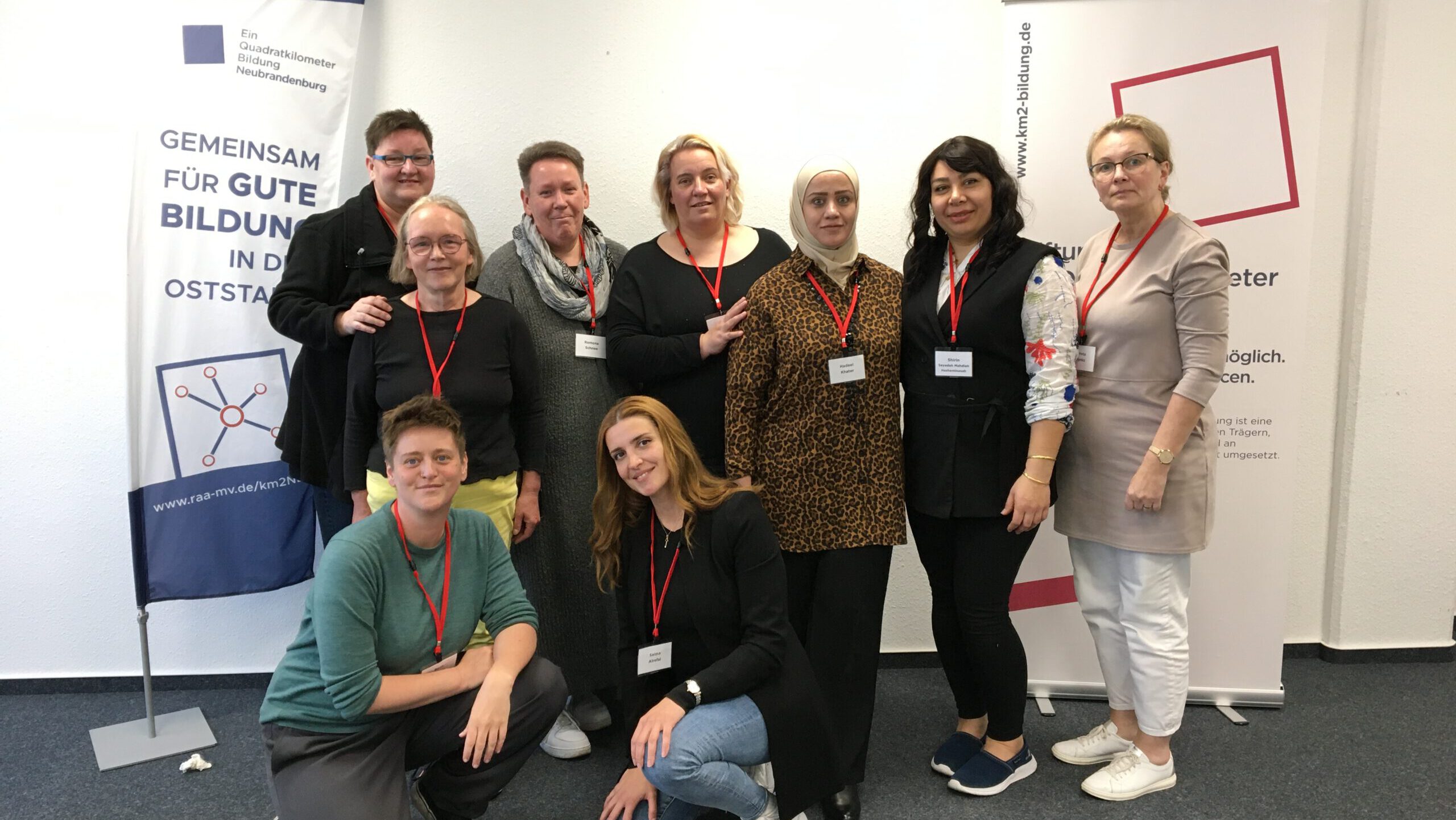 Gruppenfoto Ehrenamt im Quadrat Auftaktworkshop in Neubrandenburg am 17. Mai 2025