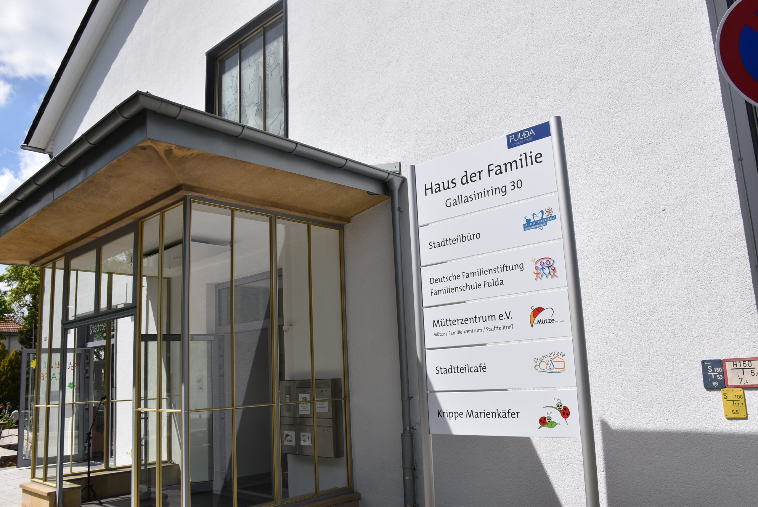 Eingangsbereich Haus der Familie in Fulda